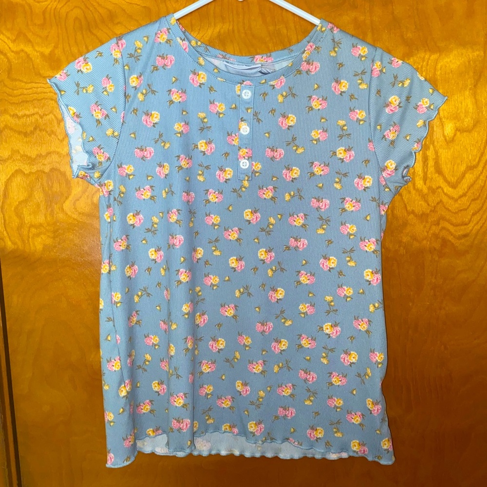 Girls Floral Summer Top